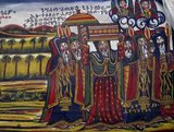 The Ethiopian Orthodox Church claims to possess the Ark of the Covenant, or Tabot, in Axum (Aksum), not far from the border with Eritrea. The object is currently kept under guard in a treasury near the Church of Our Lady Mary of Zion and is used occasionally in ritual processions. Replicas of the Axum tabot are kept in every Ethiopian church, each with its own dedication to a particular saint, the most popular of these include Mary, George and Michael.<br/><br/>

The Kebra Nagast, composed to legitimise the new dynasty ruling Ethiopia following its establishment in 1270, narrates how the real Ark of the Covenant was brought to Ethiopia by Menelik I with divine assistance, while a forgery was left in the Temple in Jerusalem.<br/><br/>

Although the Kebra Nagast is the best-known account of this belief, the belief predates the document. Abu Salih the Armenian, writing in the last quarter of the twelfth century, makes one early reference to this belief that they possessed the Ark.