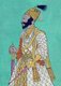 India: Unidentified Moghul Emperor or nobleman, 17th century miniature painting